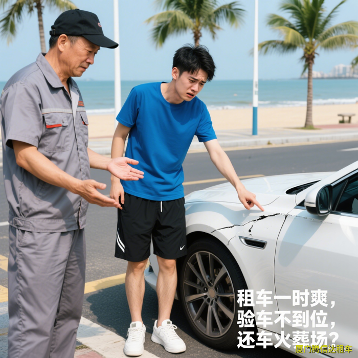 厦门租车防坑指南、验车不做这4步=白送钱 厦门租车防坑指南、验车不做这4步=白送钱