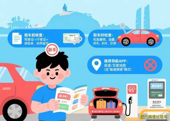 2025厦门租车自驾必看、新手司机避坑指南 2025厦门租车自驾必看、新手司机避坑指南